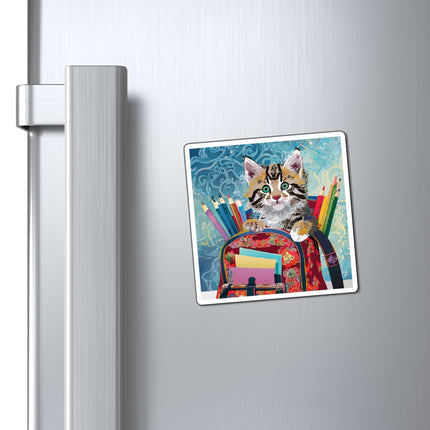 Whiskered Wanderings Magnets (3 Sizes)