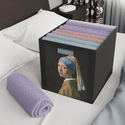 Girl with a Pearl Earring by Johannes Vermeer Felt Storage Box