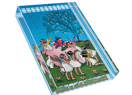 Enchanted Easter Gathering Acrylic Art Block