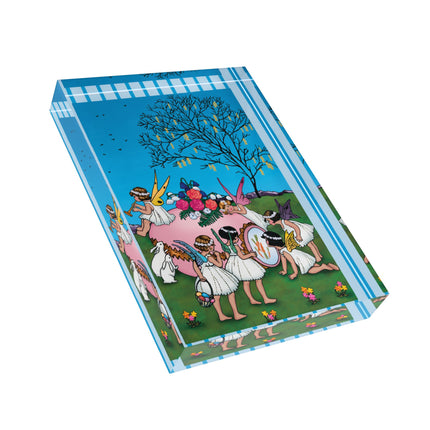 Enchanted Easter Gathering Acrylic Art Block