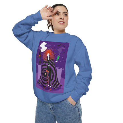 Mystic Elegance Unisex Garment-Dyed Sweatshirt