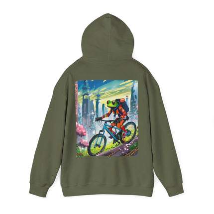 Cyberpunk Frog – Heavy Blend™ Hooded Sweatshirt