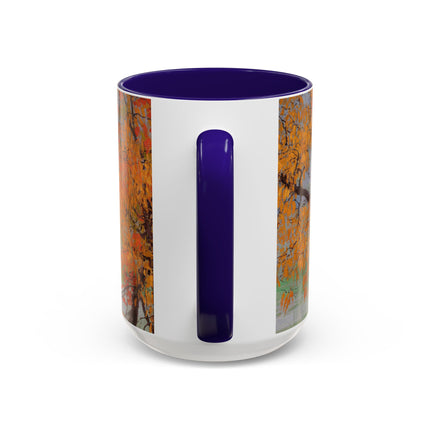 Autumn leaves by Edward Okuń Colorful Mugs (11oz, 15oz)