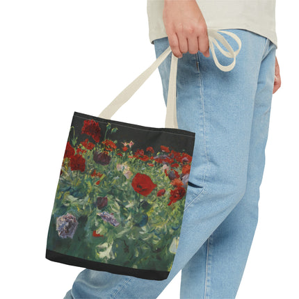 Poppies (A Study of Poppies for Carnation, Lily, Lily, Rose) by John Singer Sargent Tote Bag (AOP)