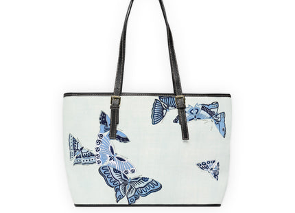 Japanese Butterfly by Kamisaka Sekka PU Leather Shoulder Bag