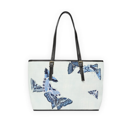 Japanese Butterfly by Kamisaka Sekka PU Leather Shoulder Bag