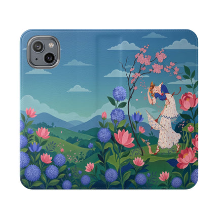🌸🌿 The Garden Hide-And-Seek Flip Case – Art Deco Floral Whimsy