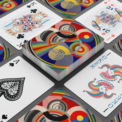 Rythme No. 1 by Robert Delaunay Playing Cards
