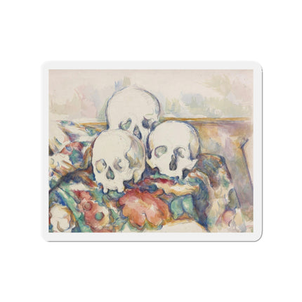 The Three Skulls by Paul Cézanne Die-Cut Magnets (5 Sizes)