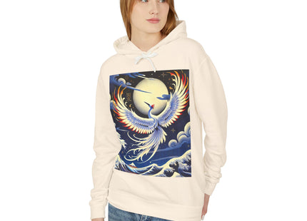 Majestic White Crane Hoodie