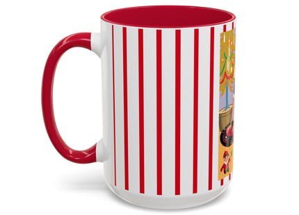 Art Deco Christmas Colorful Mugs (11oz, 15oz)