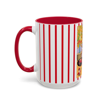 Art Deco Christmas Colorful Mugs (11oz, 15oz)