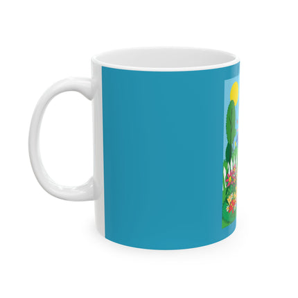 Garden Magic: A Fairy's Delight 11 oz Ceramic Mug