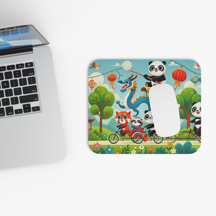 The Rolling Along Together Mouse Pad – Friendship, Fun & Playful Adventure