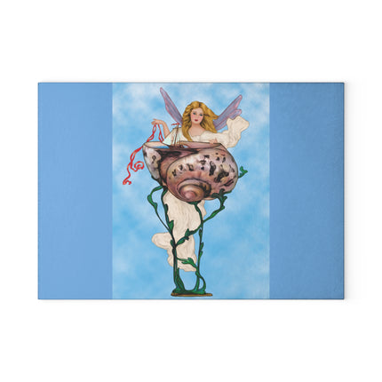 Enchanting Serenity Glass Cutting Board