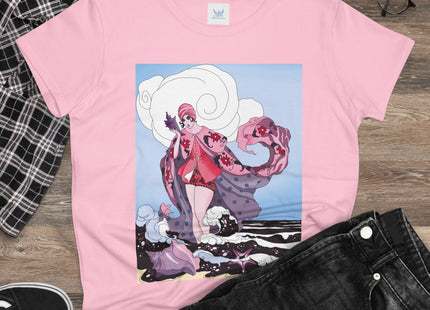 Goddess of the Swirling Sea Midweight Cotton Tee