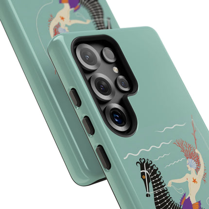 Mermaid on Seahorse Phone Case – Mythic Ocean Grace