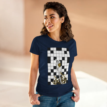 The Crossword Women's Midweight Cotton Tee