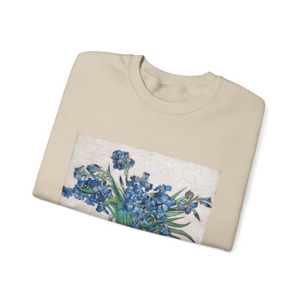 Irises by Vincent Van Gogh Heavy Blend™ Crewneck Sweatshirt
