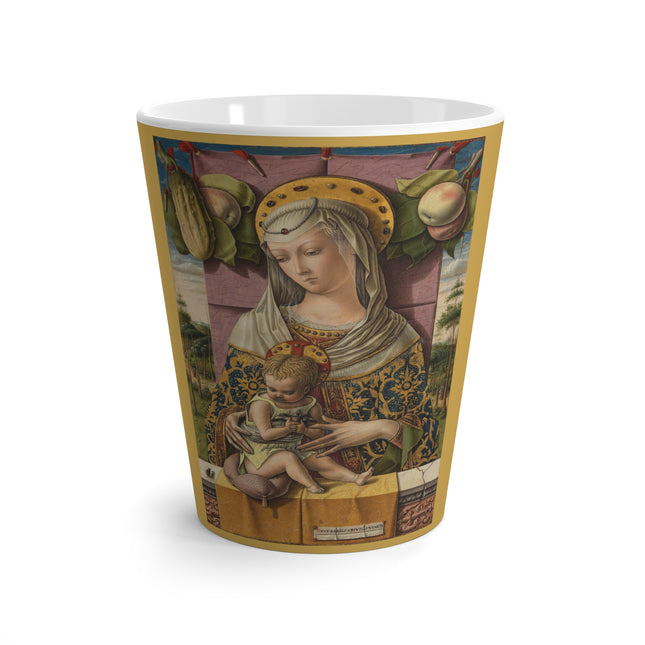 Madonna and Child by Carlo Crivelli Latte Mug
