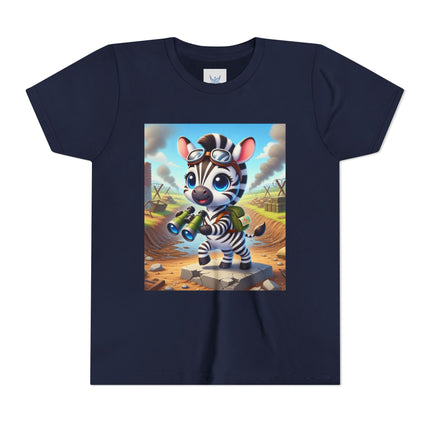 Zebra Lookout Youth Short Sleeve Tee