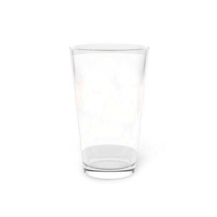 🌕🍂 Autumn Song Beneath The Harvest Moon Glass, 16oz – Whimsical Halloween Charm
