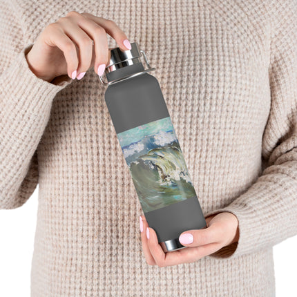 The Wave by Karl Hagemeister Copper Vacuum Insulated Bottle, 22oz