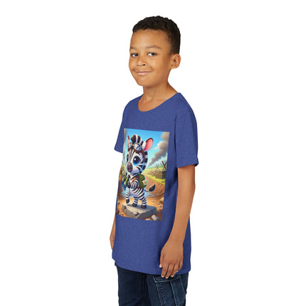 Zebra Lookout Youth Short Sleeve Tee