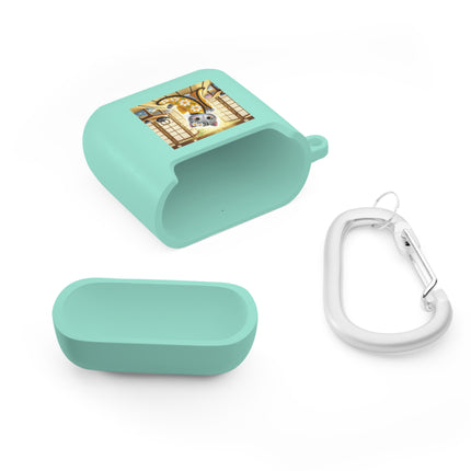 Playful Kitten in the Tea Room AirPods and AirPods Pro Case