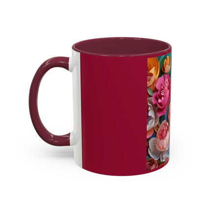 Peonies in Full Bloom Colorful Mugs (11oz, 15oz)