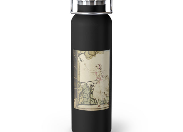 Sur talons rouges (On Red Heels) pl 02 by Gerda Wegener Copper Vacuum Insulated Bottle, 22oz