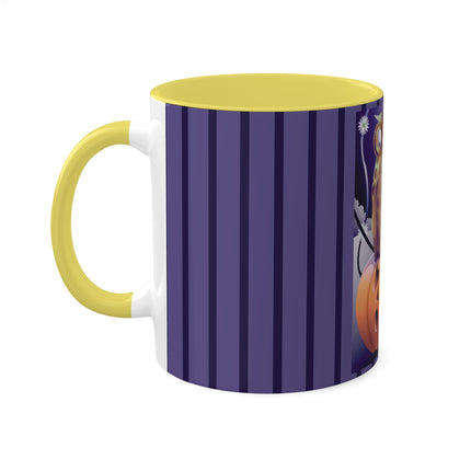 The Startled Pumpkin Colorful Mugs, 11oz