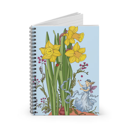 Daffodil Fairy Spiral Notebook - Ruled Line
