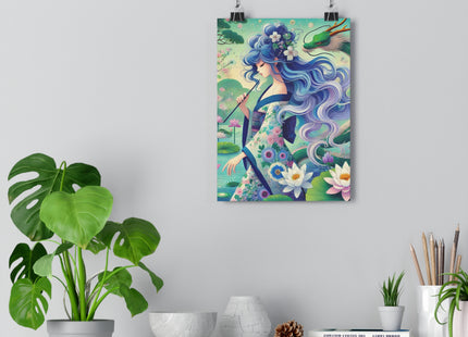 Fairy of the Koi Pond Giclée Art Print