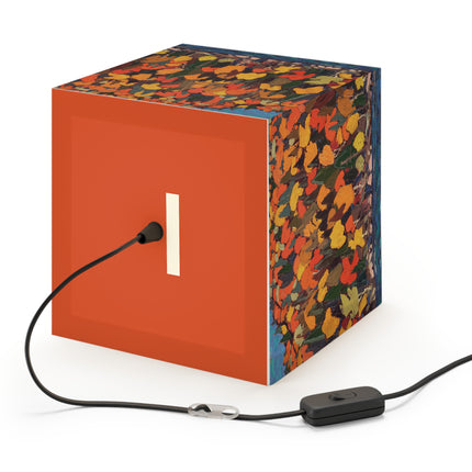 Autumn Foliage by Tom Thomson Light Cube Lamp