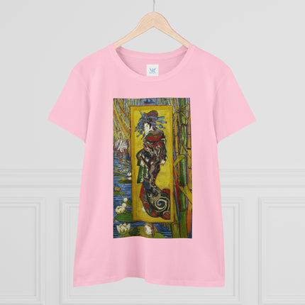 Courtesan (after Eisen) by Vincent van Gogh Women's Midweight Cotton Tee