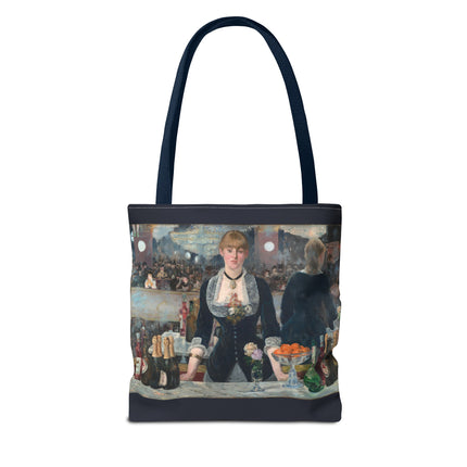 A Bar at the Folies-Bergère by Edouard Manet Tote Bag (AOP)