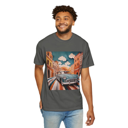1960 Alfa Romeo Giulietta Unisex Garment-Dyed T-shirt