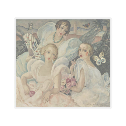 Les Femmes Fatales by Gerda Wegener Kiss-Cut Stickers (4 Sizes)