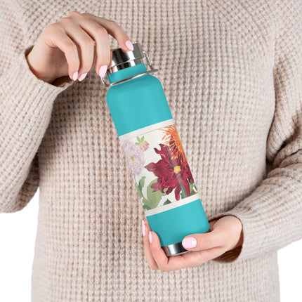 Dahlia by Tanigami Kônan Copper Vacuum Insulated Bottle, 22oz
