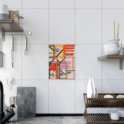 Maquettes de Théatre 4 by Alexandra Exter Ceramic Tile