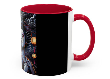 Geisha’s Black Ink Tears Colorful Mugs (11oz, 15oz)