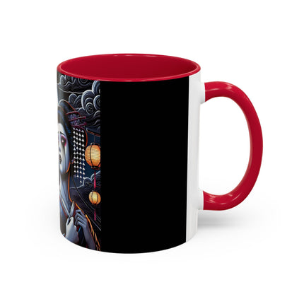 Geisha’s Black Ink Tears Colorful Mugs (11oz, 15oz)