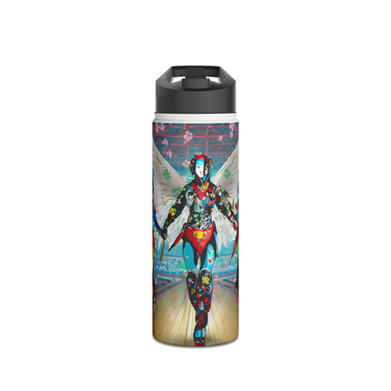 Samurai Robot Angels Stainless Steel Water Bottle