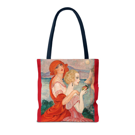 Sur la Route d'Anacapri by Gerda Wegener Tote Bag (AOP)