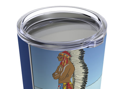 Le long du Missouri (Indian couple on the Missouri River) by George Barbier Tumbler 20oz
