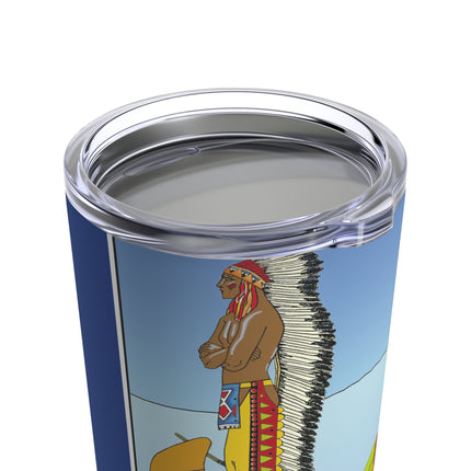 Le long du Missouri (Indian couple on the Missouri River) by George Barbier Tumbler 20oz