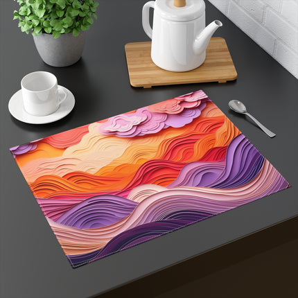 Dramatic Sunset Sky Placemat, 1pc