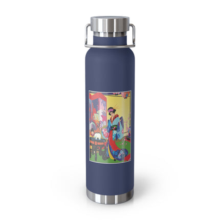 A Timeless Journey by Umberto Brunelleschi Copper Vacuum Insulated Bottle, 22oz