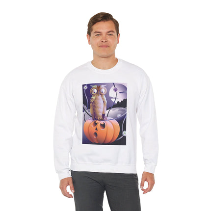 The Startled Pumpkin Unisex Heavy Blend™ Crewneck Sweatshirt
